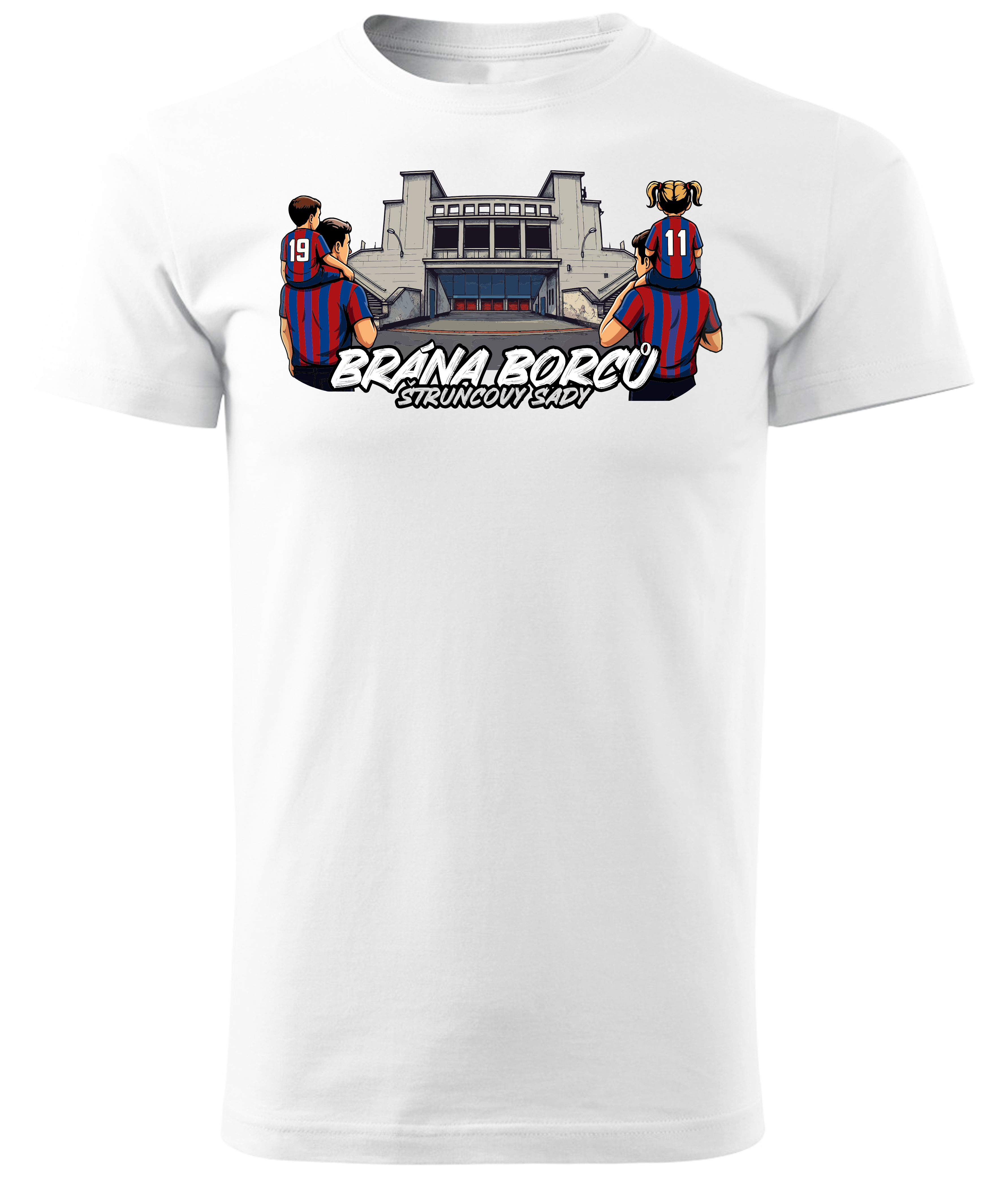 Brána Borců (tričko, pánské, bílé)