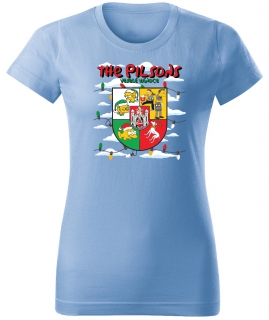 The Pilsons Vánoce (tričko, dámské, modré)